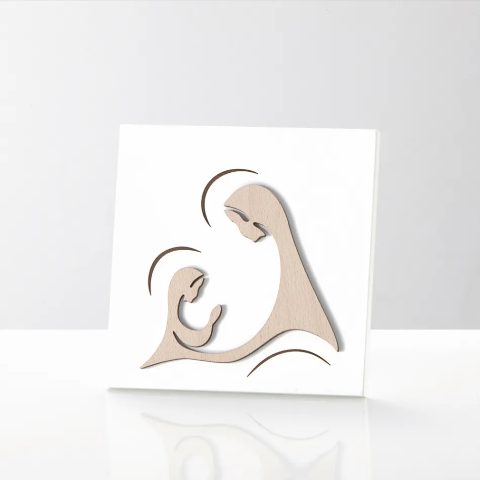 Obraz przedstawiający objawienie Archanioła Madonnie Made in Italy - Abu Viadurini