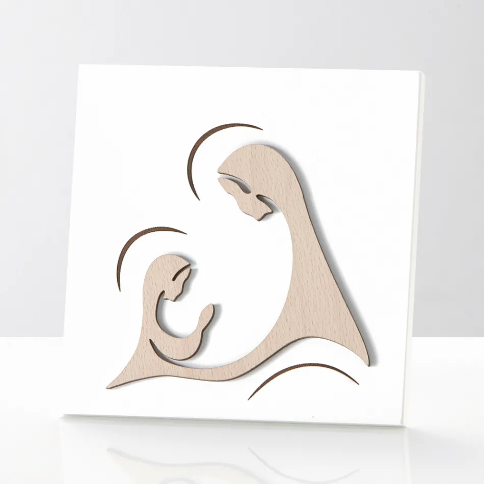 Obraz przedstawiający objawienie Archanioła Madonnie Made in Italy - Abu Viadurini