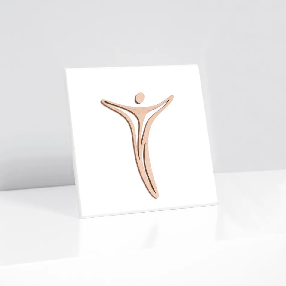 Obraz wykonany z grawerem laserowym przedstawiający Jezusa Made in Italy - Kyla Viadurini