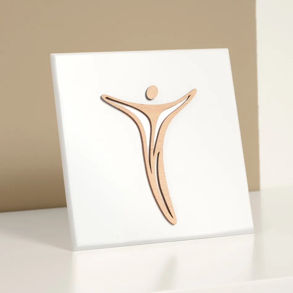 Obraz wykonany z grawerem laserowym przedstawiający Jezusa Made in Italy - Kyla Viadurini