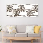 Obrazek z ukwiałami wykonany laserowo Made in Italy - Tomoko Viadurini