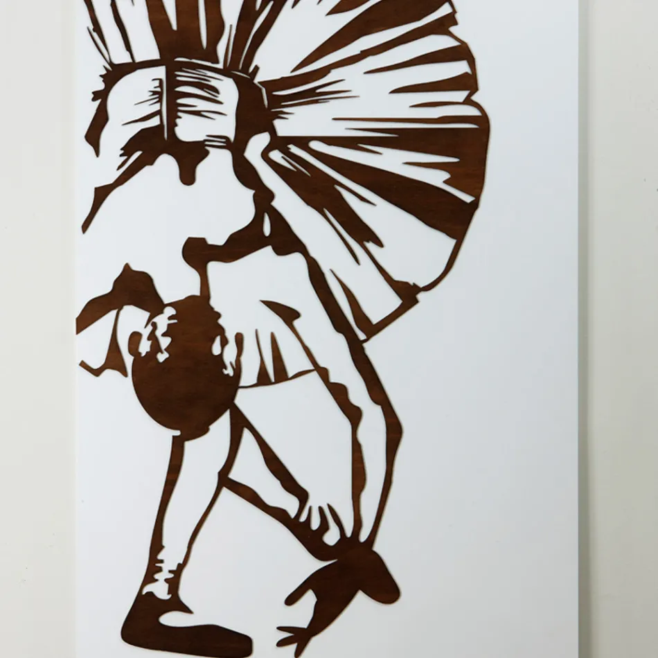 Obrazek z kokardką baleriny Made in Italy - Maisie Viadurini