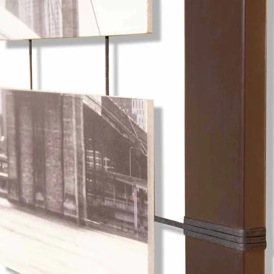 Ramowa z zawieszeniem paneli ręcznie zdobione liny Mark Viadurini