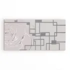 Malowanie różą i geometrycznymi kształtami Made in Laser Made in Italy - Rin Viadurini