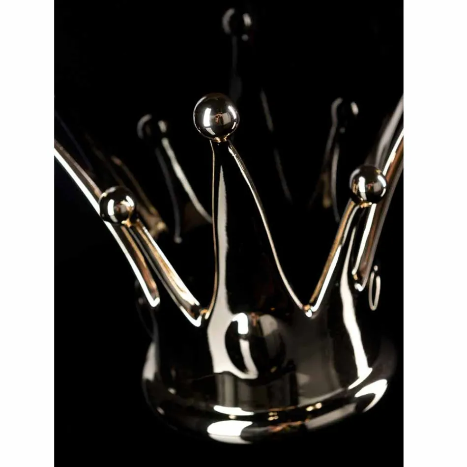 Nowoczesny obraz ścienny z drewna i żywicy Made in Italy - Corona Viadurini