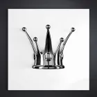 Nowoczesny obraz ścienny z drewna i żywicy Made in Italy - Corona Viadurini