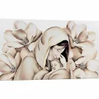 Nowoczesny panel w reliefie na płótnie wykonany we Włoszech Sole Viadurini