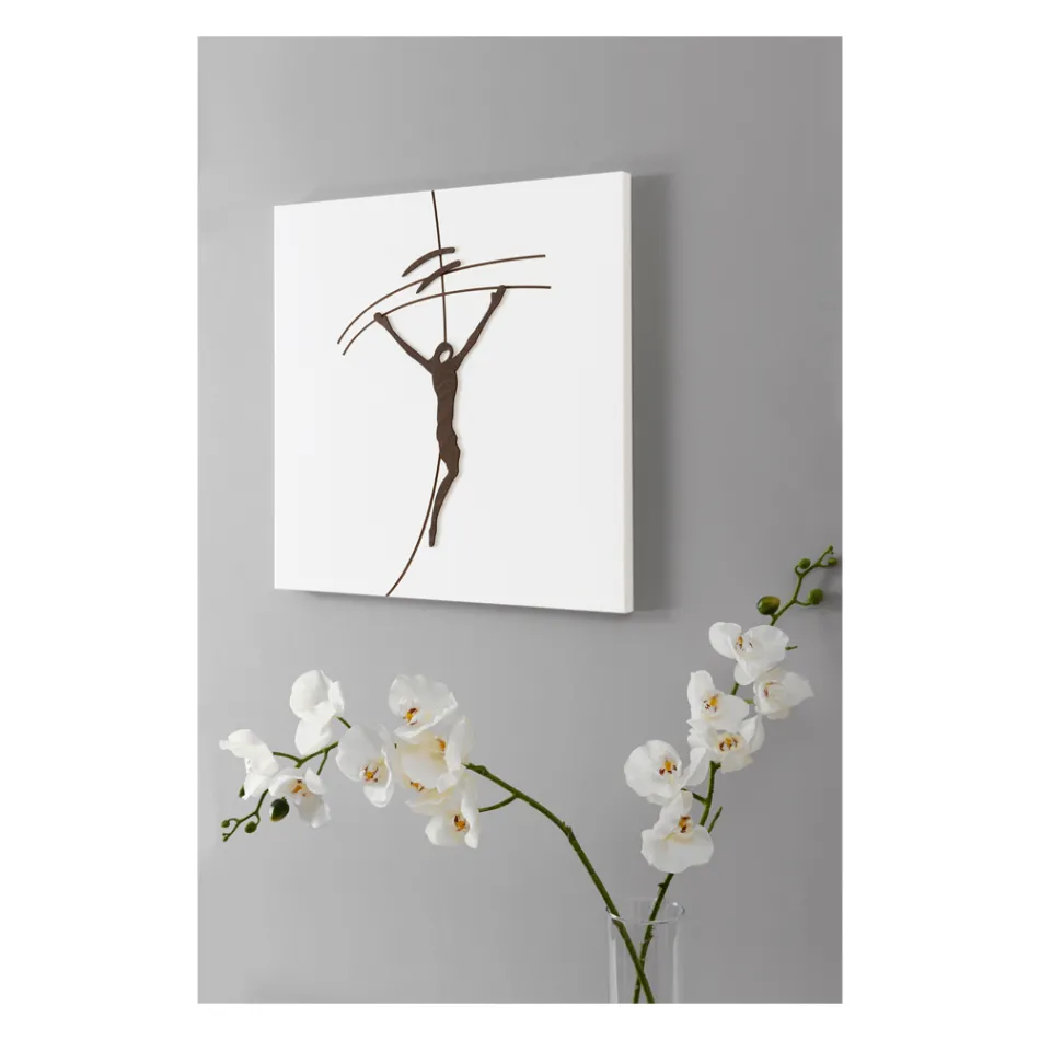 Grawerowany laserowo obraz przedstawiający Mesjasza Made in Italy - Ahmya Viadurini