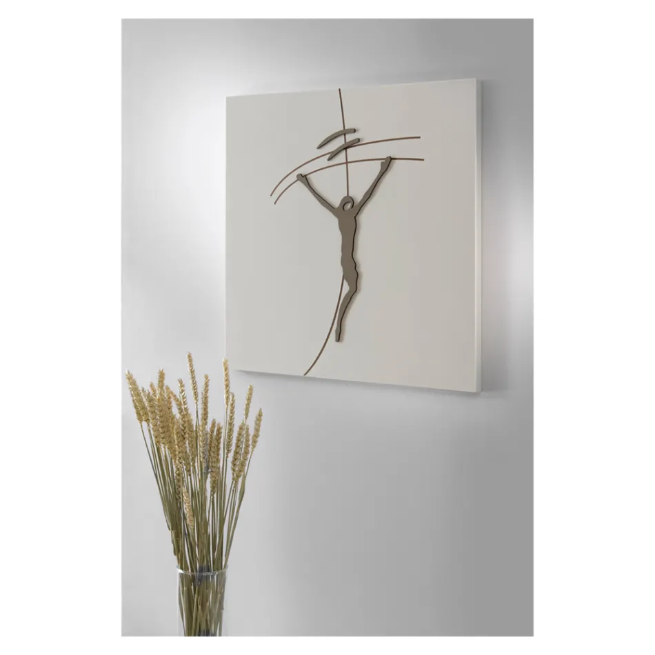 Grawerowany laserowo obraz przedstawiający Mesjasza Made in Italy - Ahmya Viadurini