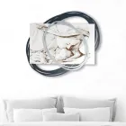 Grawerowany laserowo obraz z pocałunkiem Maryi do Jezusa Made in Italy - Sylvie Viadurini