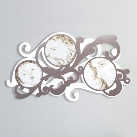 Grawerowany laserowo obraz rodu Made in Italy - Jakobin Viadurini