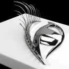 Nowoczesne ramy rzemieślnicze z drewna, stali i żywicy Made in Italy - Eye Viadurini