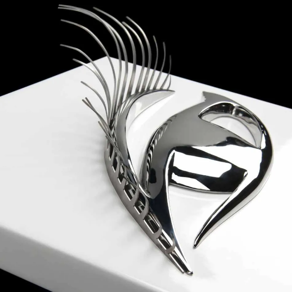 Nowoczesne ramy rzemieślnicze z drewna, stali i żywicy Made in Italy - Eye Viadurini