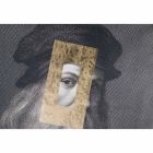 Nowoczesny obraz na płótnie wydrukowany ze złotą dekoracją w liście Made in Italy - Vinci Viadurini
