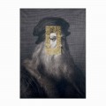 Nowoczesne ramy w drukowanym płótnie ze złotą dekoracją Made in Italy - Vinci