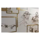 Obraz wykonany laserem, który przedstawia kreację Made in Italy - Pirucchio Viadurini