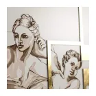 Obraz wykonany laserem, który przedstawia kreację Made in Italy - Pirucchio Viadurini