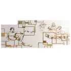 Obraz wykonany laserem, który przedstawia kreację Made in Italy - Pirucchio Viadurini