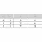 Pionowy grzejnik elektryczny w nowoczesnym wykonaniu stalowym do 1000 W - cięty Viadurini