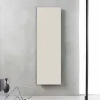 Pionowy grzejnik elektryczny Minimal Design Stalowy Łupek Szary 700 W - Lód Viadurini