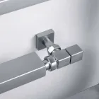 Cooler hydrauliczny chromowane relingi podgrzewany na ręczniki Wąż Scirocco H, projektowanie Viadurini