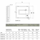 Współczesna chłodnica hydrauliczna chłodnica Snake firmy Scirocco H. Viadurini