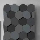 Grzejnik o nowoczesnym designie ze stali o konstrukcji pionowej 834 W - miód Viadurini