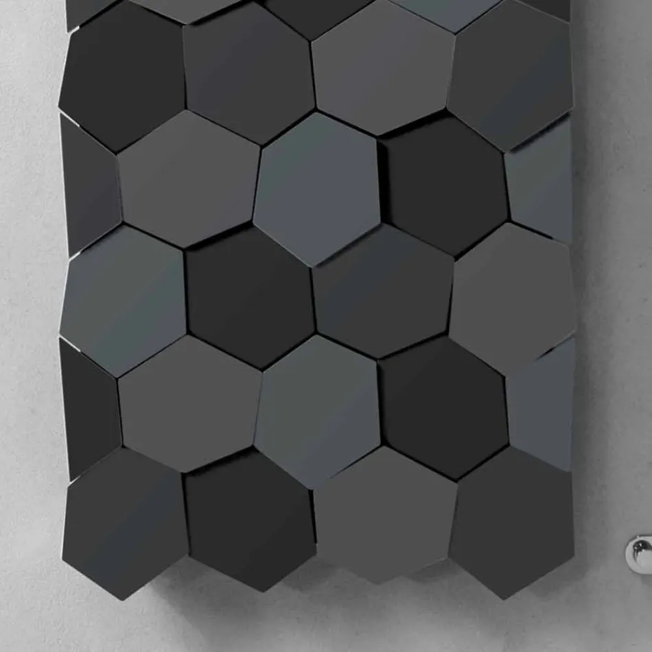 Grzejnik o nowoczesnym designie ze stali o konstrukcji pionowej 834 W - miód Viadurini