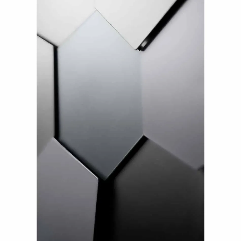 Grzejnik o nowoczesnym designie ze stali o konstrukcji pionowej 834 W - miód Viadurini