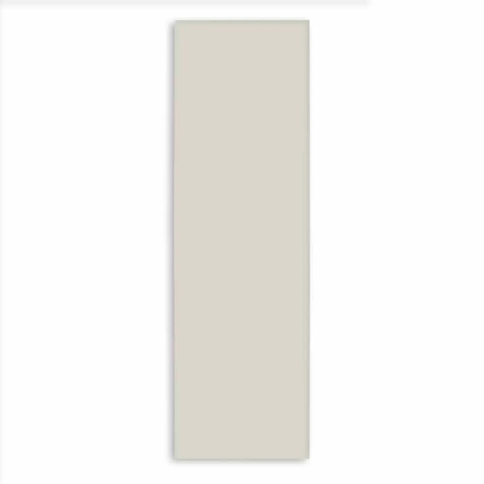 Pionowy grzejnik dekoracyjny ze stali szaro-białej do 839 W - lód Viadurini