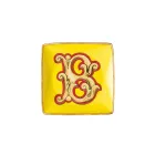 Rosenthal Versace Alphabet 6 płaskich kwadratowych porcelanowych misek - Alphabet Viadurini