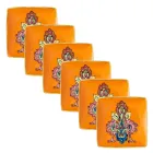 Rosenthal Versace Alphabet 6 płaskich kwadratowych porcelanowych misek - Alphabet Viadurini