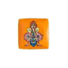 Rosenthal Versace Alphabet 6 płaskich kwadratowych porcelanowych misek - Alphabet Viadurini