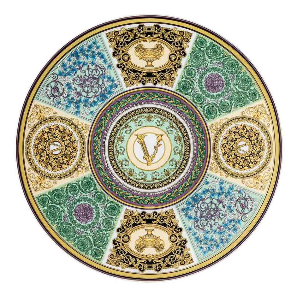 Rosenthal Versace Barocco Mosaic Placeholder Talerz Średnica 33 cm - Mozaika Viadurini
