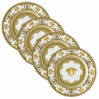 Rosenthal Versace I Love Baroque 4 talerze obiadowe średnica 18 cm - Baroque Viadurini
