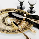 Rosenthal Versace I Love Baroque 4 talerze obiadowe średnica 18 cm - Baroque Viadurini