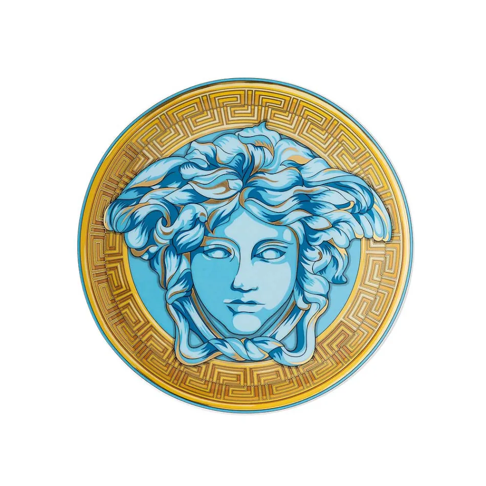 Rosenthal Versace Medusa Amplified 4 talerze obiadowe średnica 17 cm - Medusaamplifield Viadurini