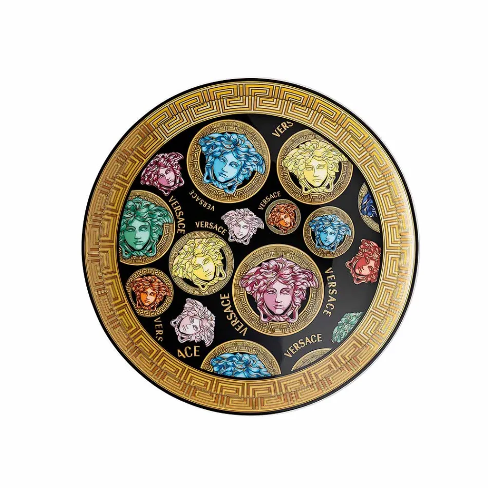 Rosenthal Versace Medusa Amplified Multicolor 4 talerze obiadowe - Amplifiedmulticolor Viadurini
