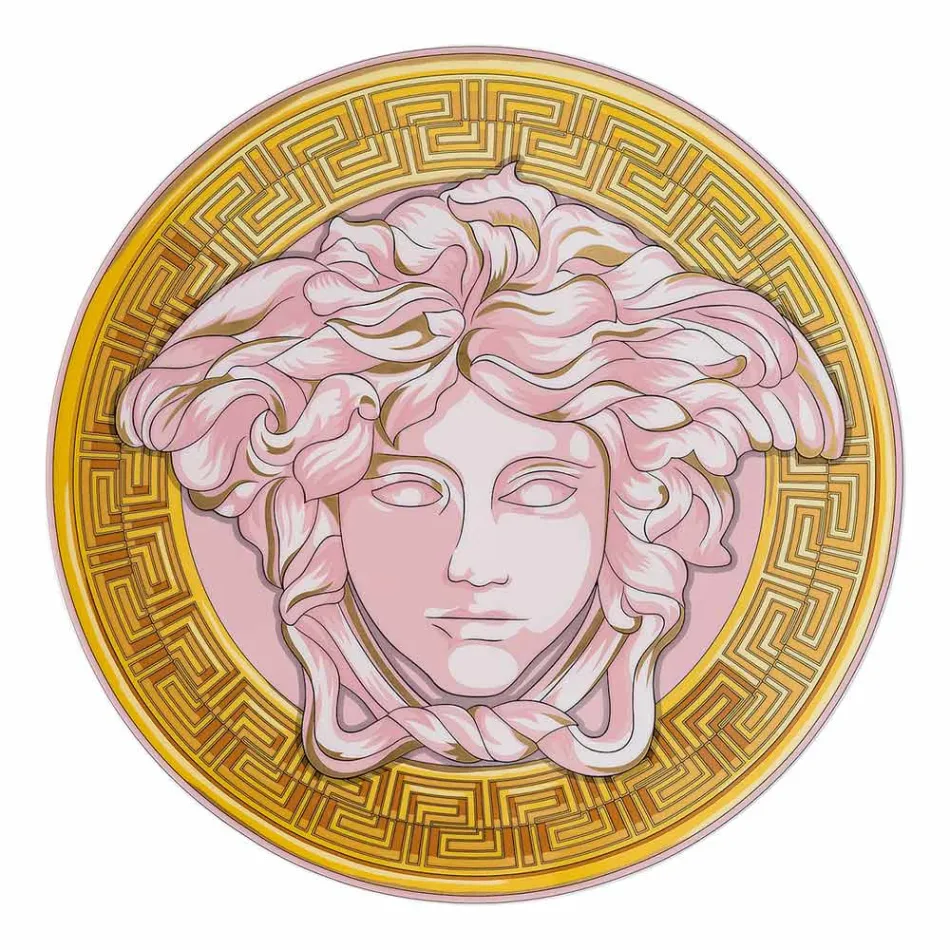 Rosenthal Versace Medusa Amplified Place Card Plate Średnica 33 cm - Medusaamplifield Viadurini