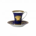 Rosenthal Versace Medusa Blue Wysoka filiżanka porcelany