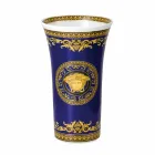 Rosenthal Versace Medusa Blue Nowoczesny wazon porcelanowy 26cm Viadurini