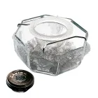 Rosenthal Versace Medusa Crystal Caviar Bowl w krysztale - Medusacrystal Viadurini