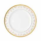 Rosenthal Versace Medusa Gala Gold Płaska płyta o grubości 27cm z porcelaną Viadurini