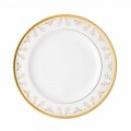 Rosenthal Versace Medusa Gala Gold Płaska płyta o grubości 27cm z porcelaną