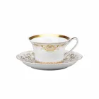 Rosenthal Versace Medusa Gala Gold zestaw filiżanek do herbaty 6 pkt Viadurini