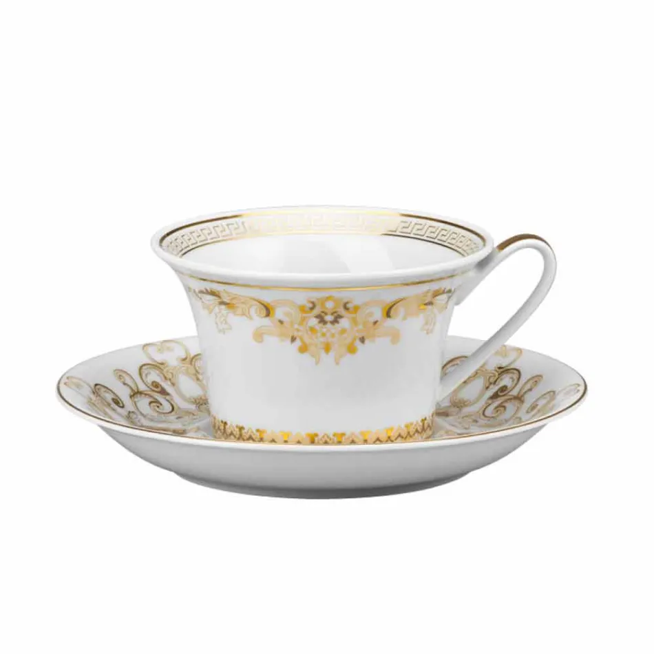 Rosenthal Versace Medusa Gala porcelanowa filiżanka 6 sztuk Viadurini