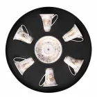 Rosenthal Versace Medusa Gala zestaw kubków do espresso 6 sztuk w porcelanie Viadurini
