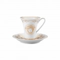 Rosenthal Versace Medusa Gala Wysoka filiżanka z porcelany