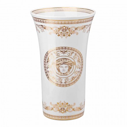 Rosenthal Versace Medusa Gala Porcelanowa waza o wymiarach 34cm Viadurini