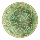 Rosenthal Versace Medusa Garland Zielony Talerz Świąteczny 33 cm - Boże Narodzenie Viadurini